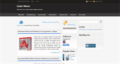 Desktop Screenshot of cybers-warez.blogspot.com