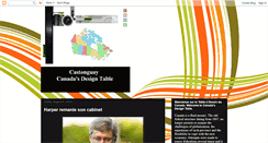 Desktop Screenshot of castonguaycanadadesigntable.blogspot.com
