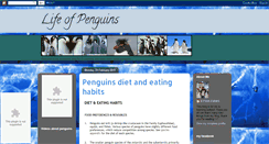 Desktop Screenshot of lifeofpenguins.blogspot.com