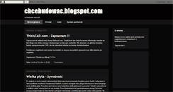 Desktop Screenshot of chcebudowac.blogspot.com