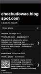 Mobile Screenshot of chcebudowac.blogspot.com