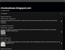 Tablet Screenshot of chcebudowac.blogspot.com