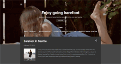 Desktop Screenshot of enjoy-going-barefoot.blogspot.com