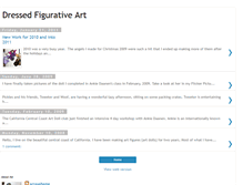 Tablet Screenshot of dressedfigurativeart.blogspot.com