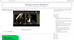Desktop Screenshot of modelscoutbennett.blogspot.com