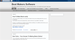 Desktop Screenshot of beatmakerssoftware.blogspot.com
