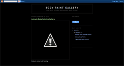 Desktop Screenshot of body-paint-gallery.blogspot.com
