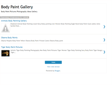Tablet Screenshot of body-paint-gallery.blogspot.com