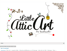 Tablet Screenshot of littleatticart.blogspot.com