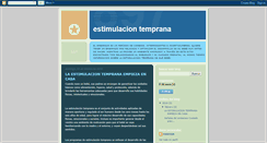 Desktop Screenshot of estimulacion-temprana-evmrdani.blogspot.com