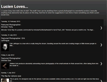 Tablet Screenshot of lucienloves.blogspot.com