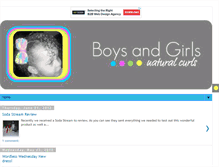 Tablet Screenshot of boysandgirlsnaturalcurls.blogspot.com