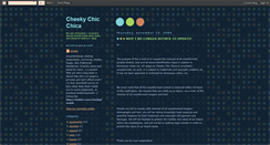 Desktop Screenshot of cheekychic.blogspot.com