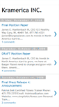 Mobile Screenshot of kramericainc.blogspot.com