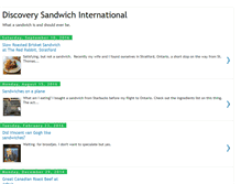 Tablet Screenshot of discoverysandwich.blogspot.com