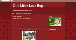 Desktop Screenshot of onelittlelovebug.blogspot.com