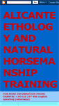 Mobile Screenshot of ethologyandnaturalhorsemanship.blogspot.com