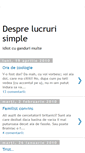 Mobile Screenshot of despre-lucruri-simple.blogspot.com