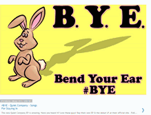 Tablet Screenshot of bendyourearbye.blogspot.com
