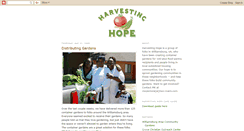 Desktop Screenshot of harvesting-hope.blogspot.com