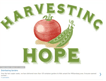 Tablet Screenshot of harvesting-hope.blogspot.com