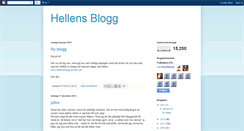 Desktop Screenshot of hellensblogg.blogspot.com