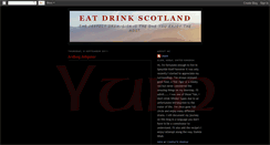 Desktop Screenshot of eatdrinkscotland.blogspot.com