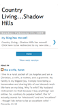 Mobile Screenshot of countrylivingshadowhills.blogspot.com