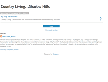 Tablet Screenshot of countrylivingshadowhills.blogspot.com