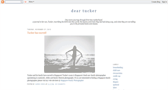 Desktop Screenshot of deartucker.blogspot.com