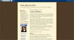 Desktop Screenshot of geekbearinggifts.blogspot.com