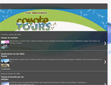Tablet Screenshot of coyotetour.blogspot.com