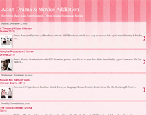 Tablet Screenshot of dramaasia-addiction.blogspot.com
