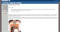 Desktop Screenshot of lingumyatra.blogspot.com