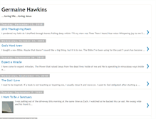 Tablet Screenshot of germainehawkins.blogspot.com