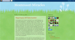 Desktop Screenshot of montessorimiracles.blogspot.com
