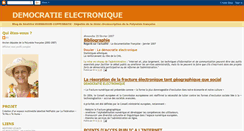 Desktop Screenshot of democratieelectronique.blogspot.com