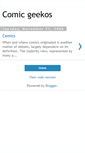 Mobile Screenshot of comicgeekos.blogspot.com
