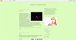 Desktop Screenshot of loricastoonjustrandomprattle.blogspot.com