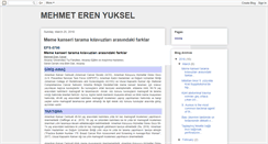 Desktop Screenshot of mehmeterenyuksel.blogspot.com