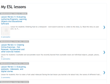 Tablet Screenshot of myesllessons.blogspot.com
