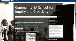 Desktop Screenshot of communityofinquiryandcreativity-sasic.blogspot.com