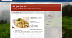 Desktop Screenshot of nutrient-recipes.blogspot.com