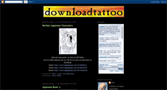 Desktop Screenshot of downloadtattoo.blogspot.com