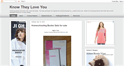Desktop Screenshot of knowtheyloveyou.blogspot.com