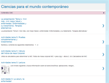 Tablet Screenshot of cienciasmc.blogspot.com