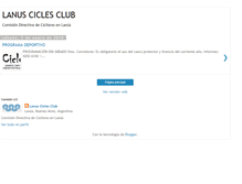 Tablet Screenshot of lanusciclesclub.blogspot.com
