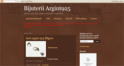 Desktop Screenshot of bijuterii-argint925.blogspot.com