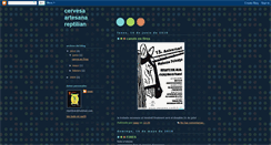 Desktop Screenshot of cervesareptilian.blogspot.com