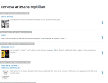 Tablet Screenshot of cervesareptilian.blogspot.com